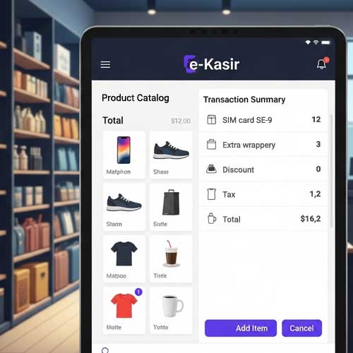e-Kasir: Aplikasi POS untuk Toko dan UMKM